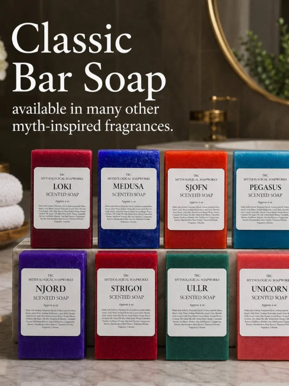 Mythological Soapworks unicorn fragrance